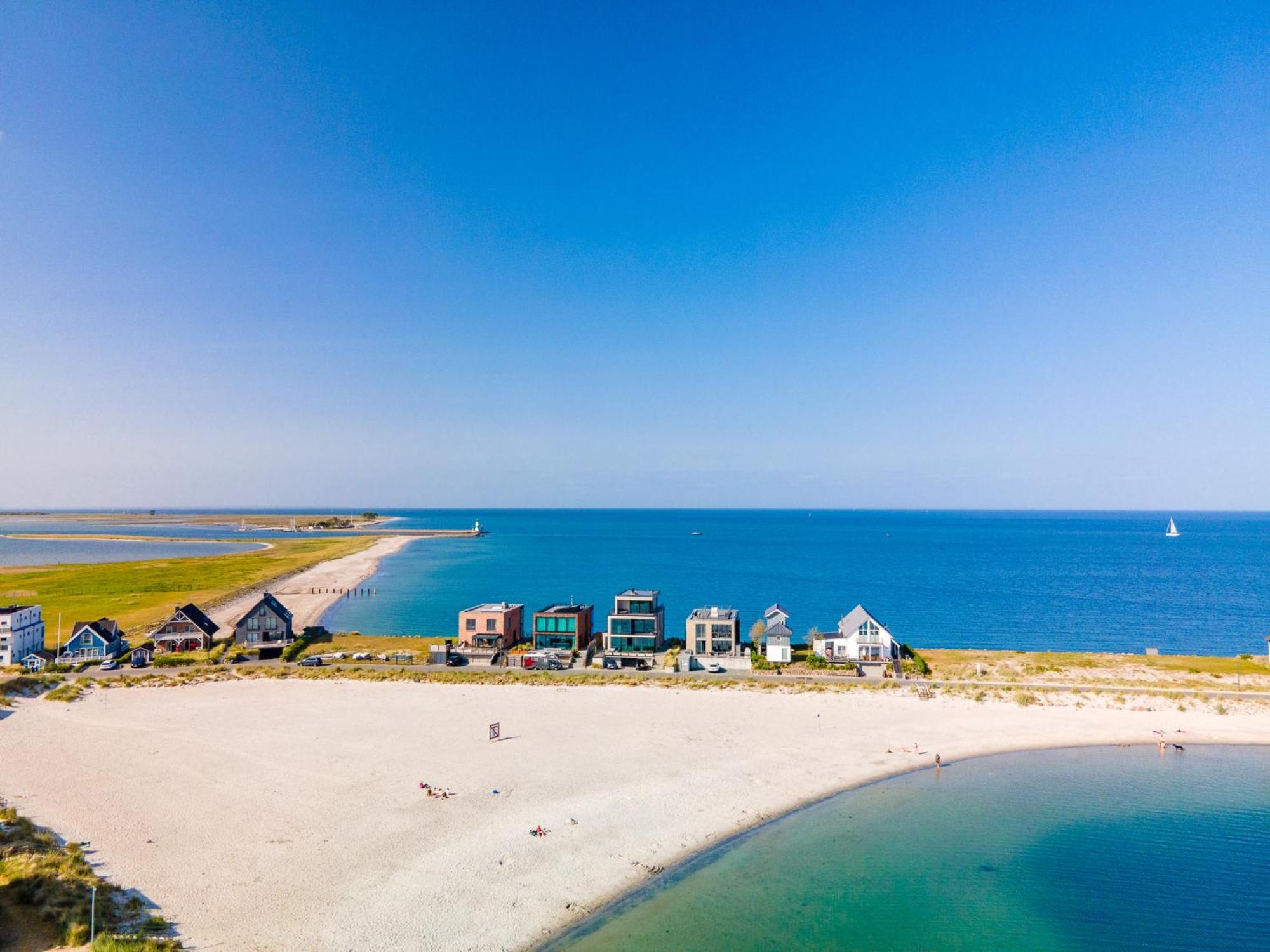 Brise- Direkt Am Wasser, Hafenblick, Fahrstuhl, Sauna, Ueberdachter Balkon Olpenitz Esterno foto